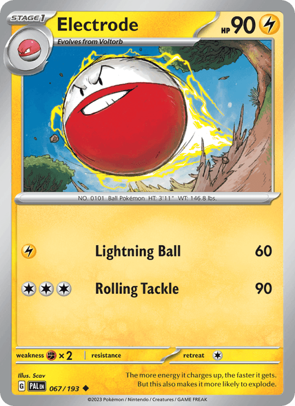 Electrode, card 067 from Paldea Evolved