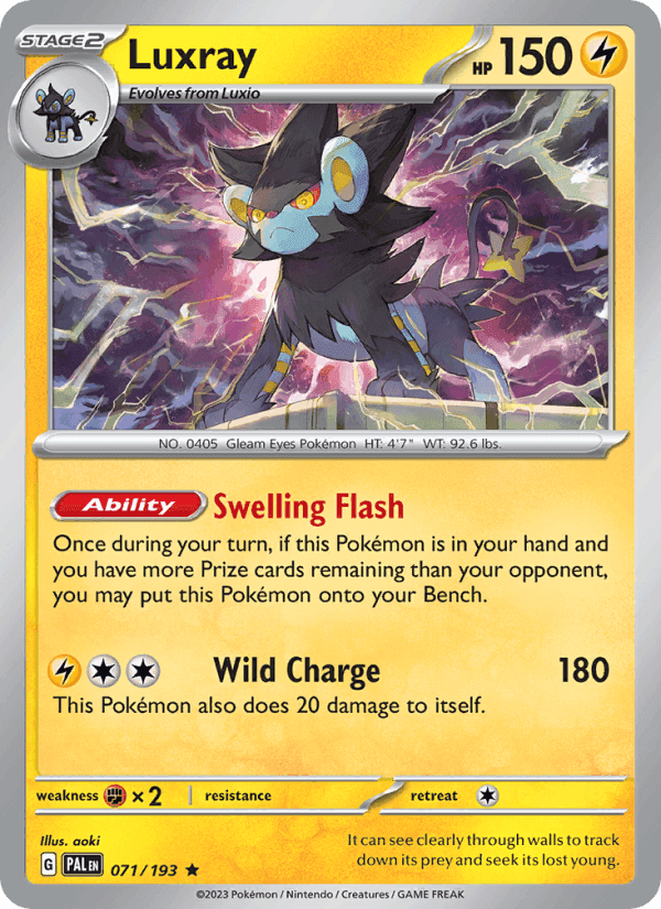 Paldea Evolved の 071 番、Luxray