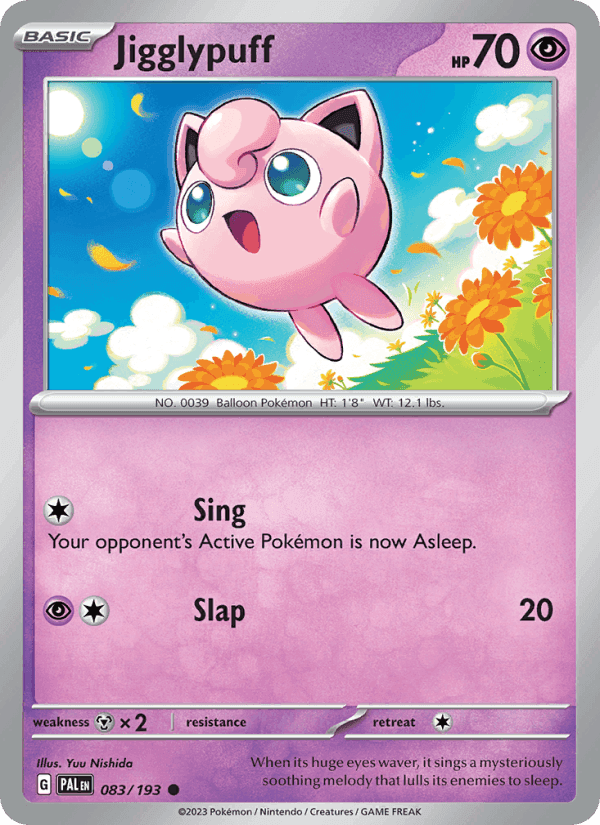 Paldea Evolved の 083 番、Jigglypuff