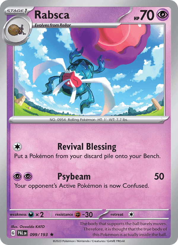 Rabsca, card 099 from Paldea Evolved