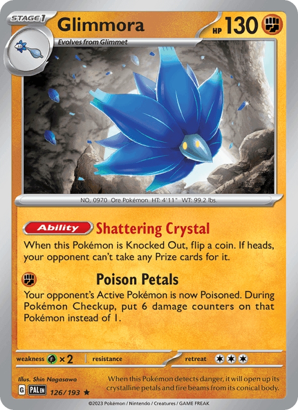 Glimmora, card 126 from Paldea Evolved