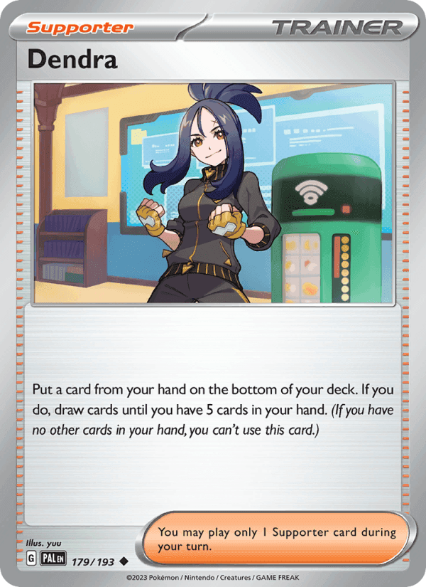 Dendra, card 179 from Paldea Evolved