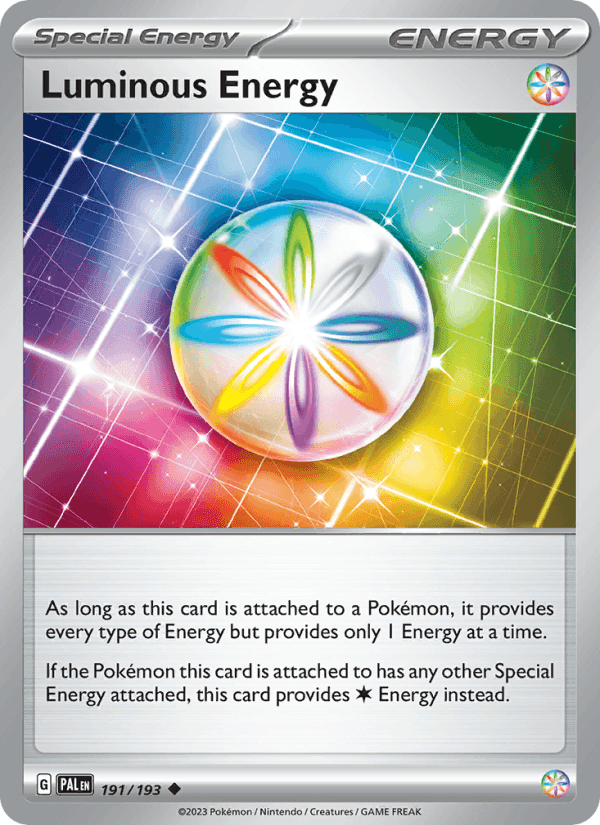 Luminous Energy, card 191 from Paldea Evolved