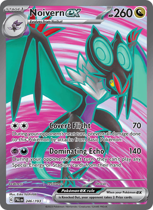 Noivern ex, card 246 from Paldea Evolved
