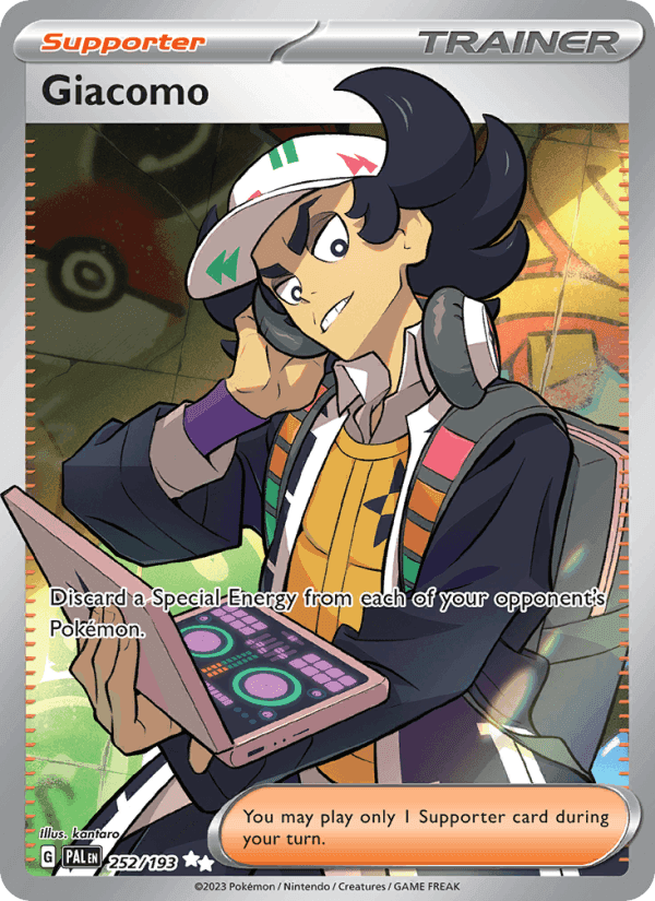 Giacomo, card 252 from Paldea Evolved