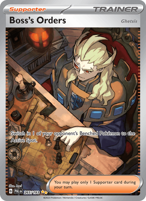 Paldea Evolved の 265 番、Boss's Orders