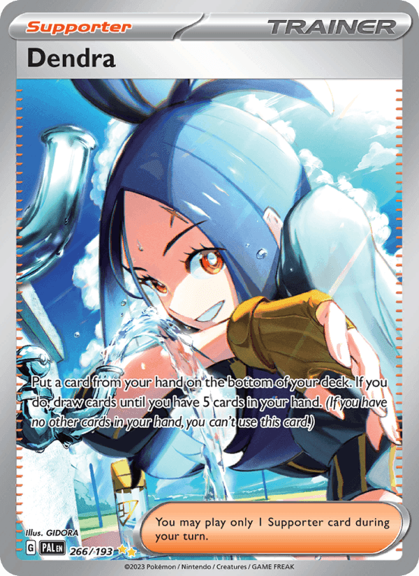 Dendra, card 266 from Paldea Evolved