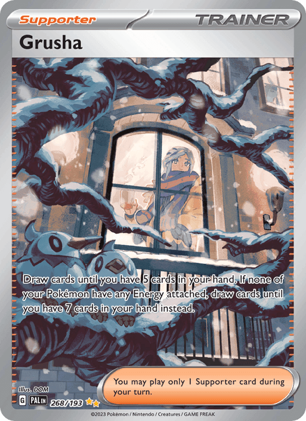 Grusha, card 268 from Paldea Evolved