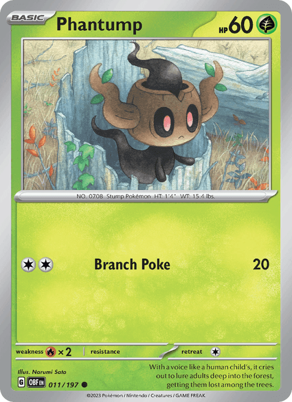 Obsidian Flames の 011 番、Phantump