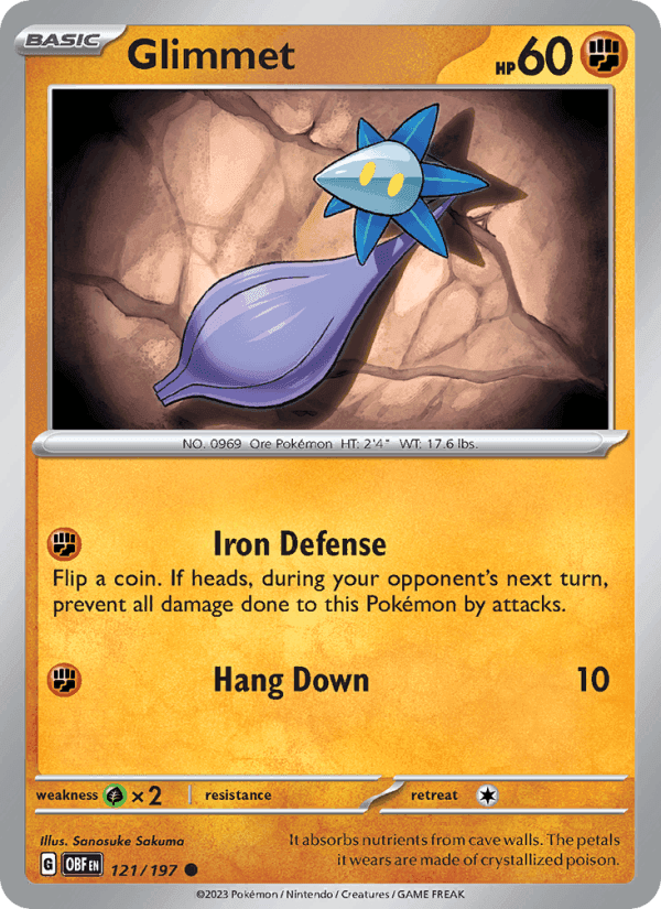 Glimmet, card 121 from Obsidian Flames