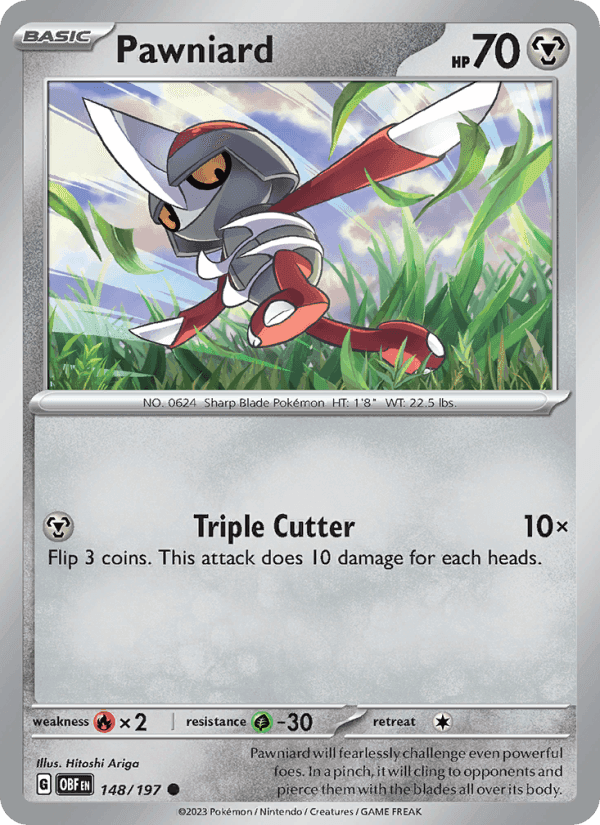 Pawniard, card 148 from Obsidian Flames