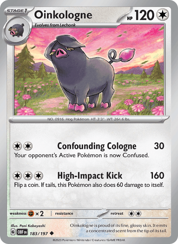 Oinkologne, card 183 from Obsidian Flames