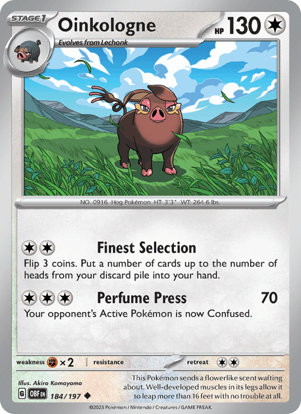 Oinkologne, card 184 from Obsidian Flames