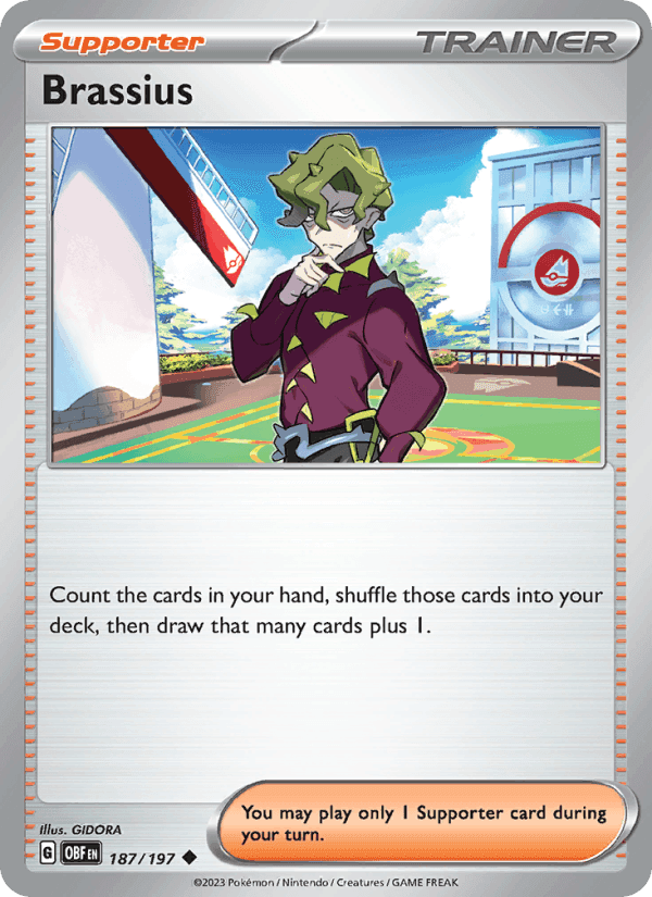 Brassius, card 187 from Obsidian Flames