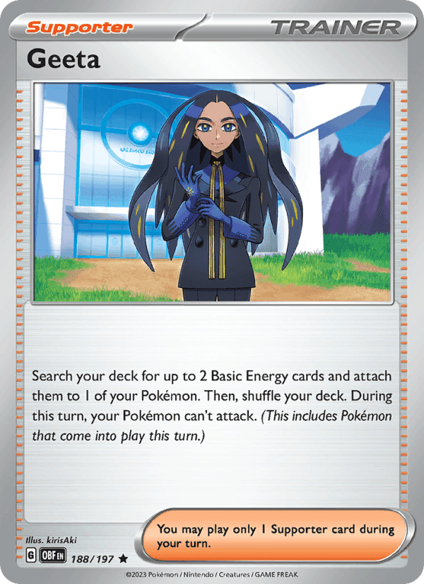 Geeta, card 188 from Obsidian Flames