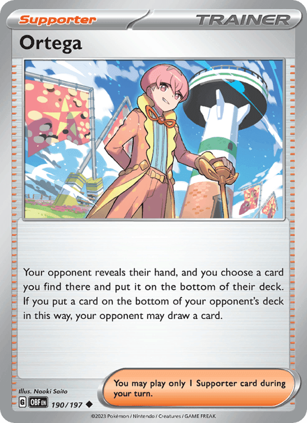 Ortega, card 190 from Obsidian Flames