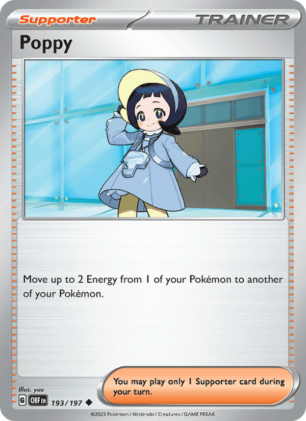 Poppy, card 193 from Obsidian Flames