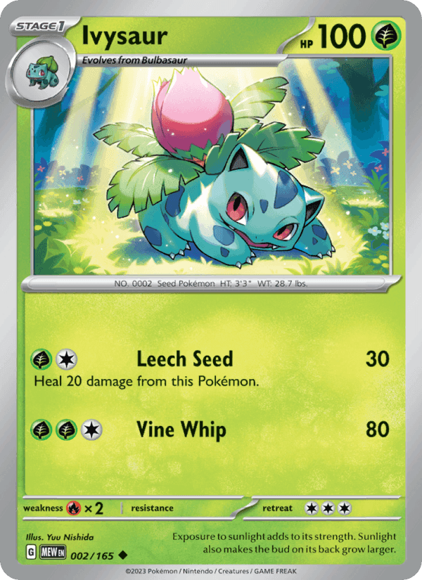 151 の 002 番、Ivysaur