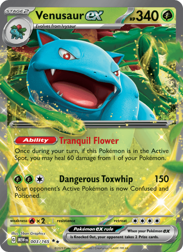151 の 003 番、Venusaur ex