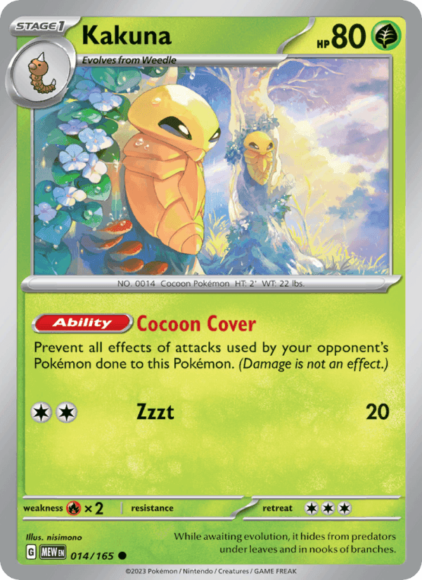 Kakuna, card 014 from 151