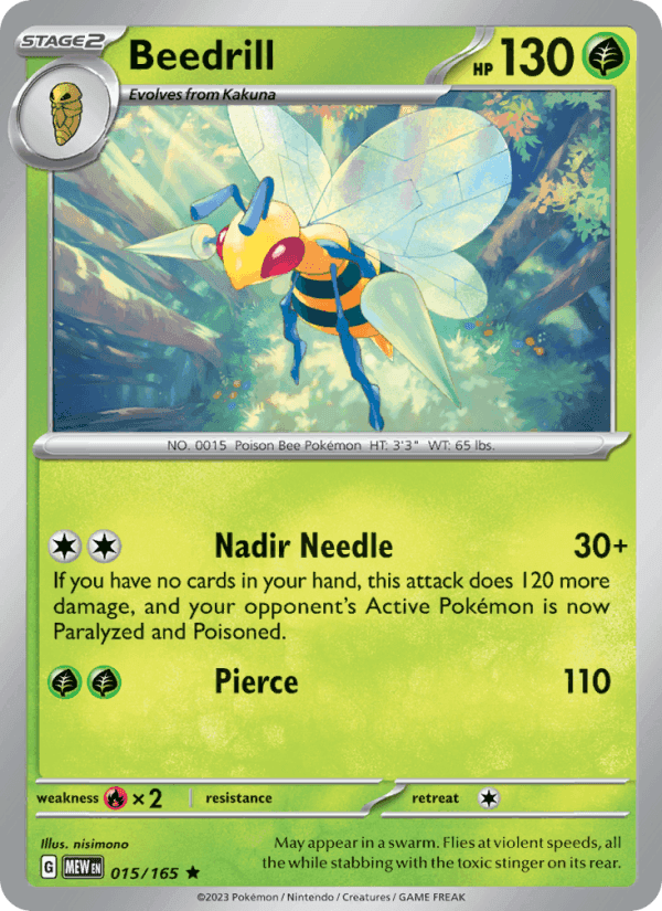 151 の 015 番、Beedrill