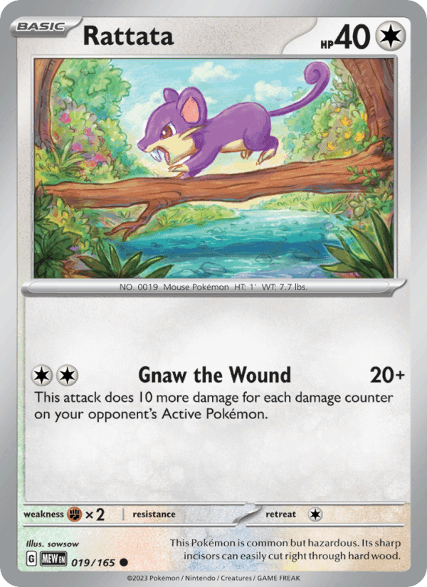 151 の 019 番、Rattata