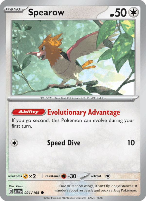 151 の 021 番、Spearow