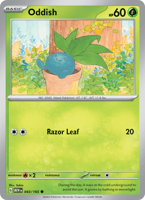 151 の 043 番、Oddish