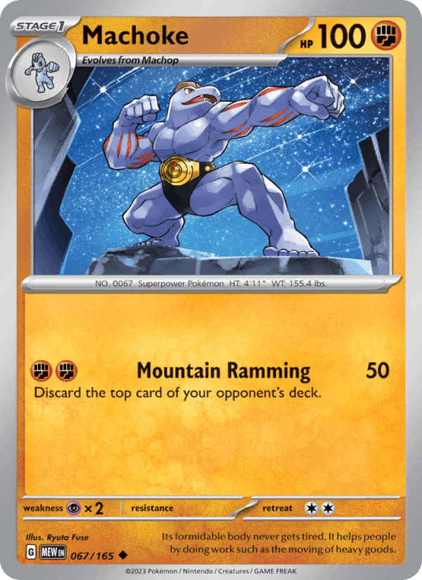 Machoke, card 067 from 151