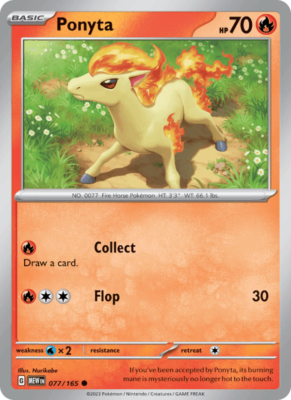 151 の 077 番、Ponyta