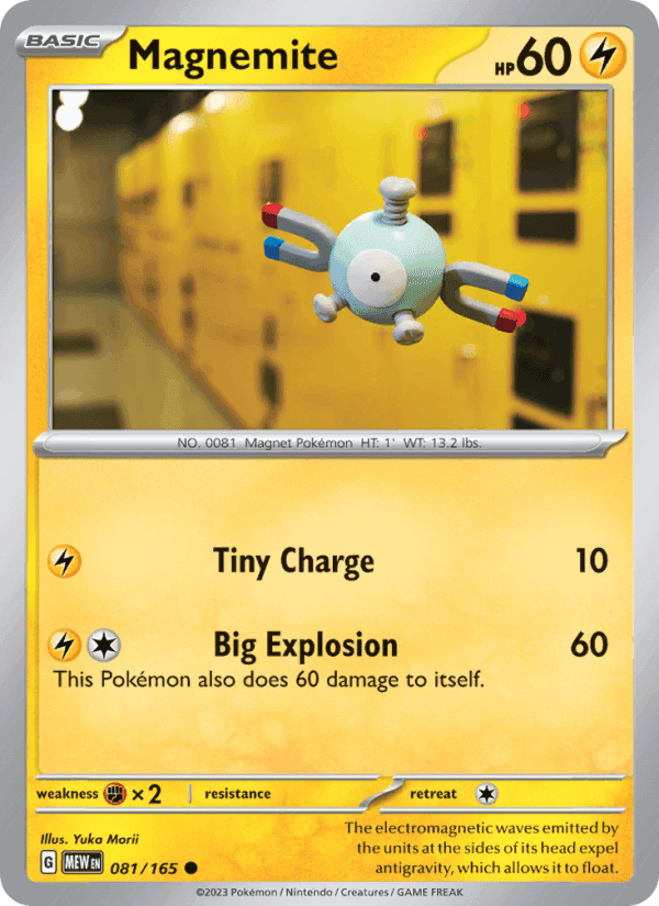Magnemite, card 081 from 151