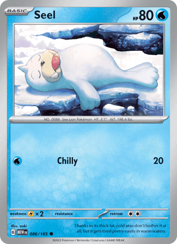 Seel, card 086 from 151