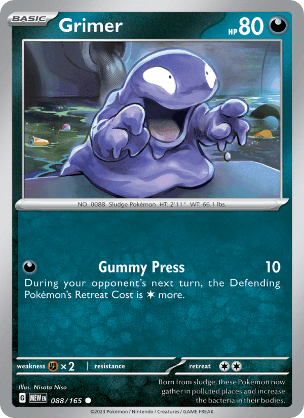 Grimer, card 088 from 151