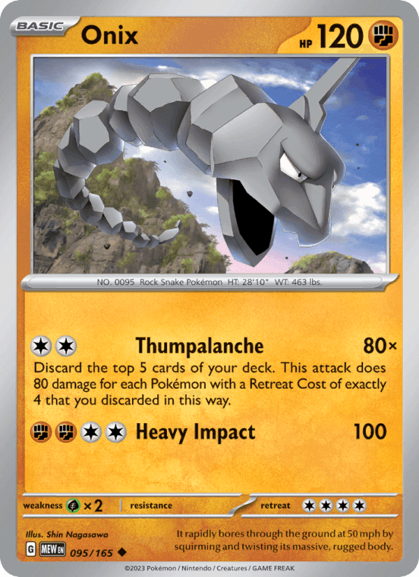 Onix, card 095 from 151