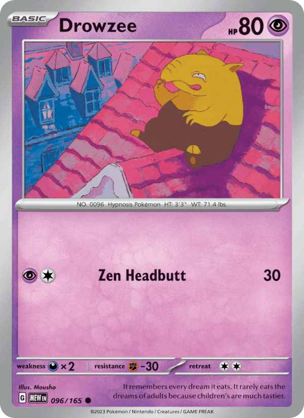 151 の 096 番、Drowzee