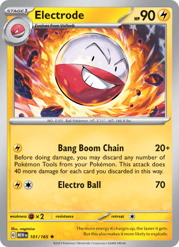 Electrode, card 101 from 151