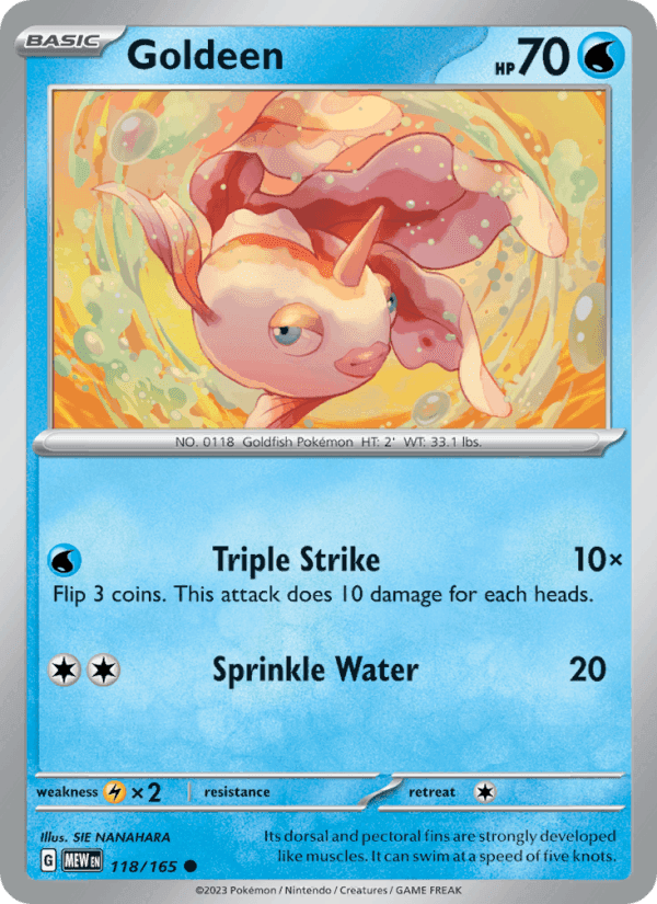 151 の 118 番、Goldeen