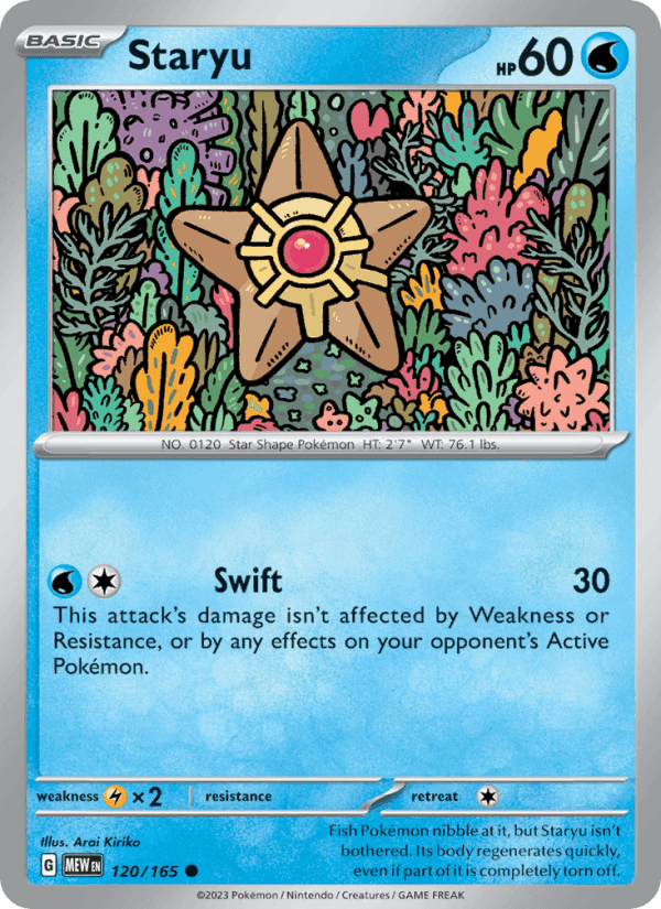 Staryu, carta 120 di 151