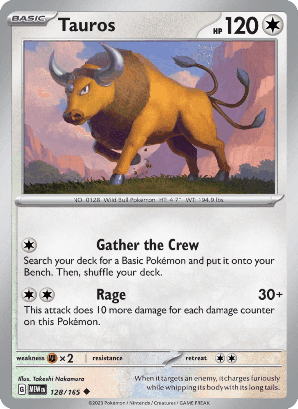 151 の 128 番、Tauros