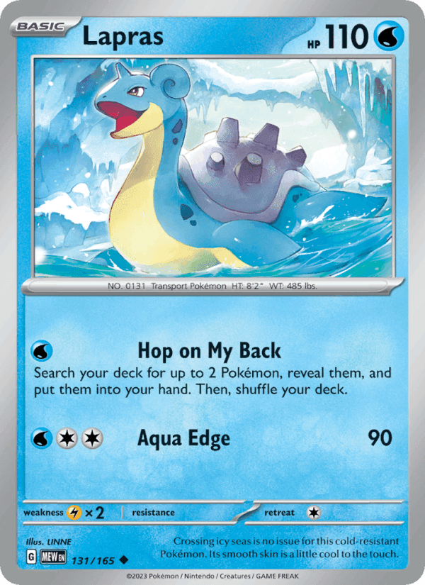 Lapras, carte 131 de 151