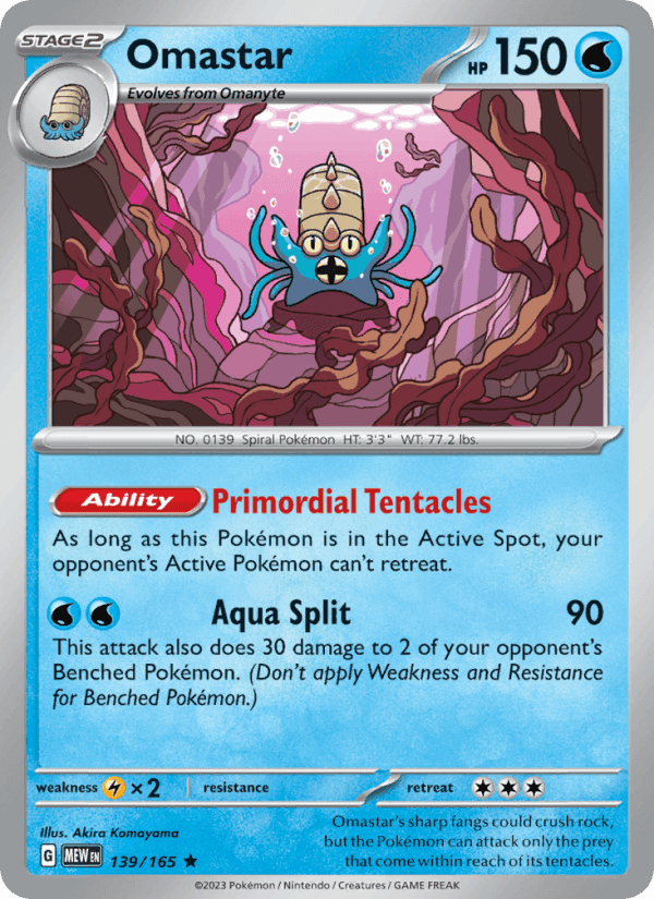 Omastar, card 139 from 151