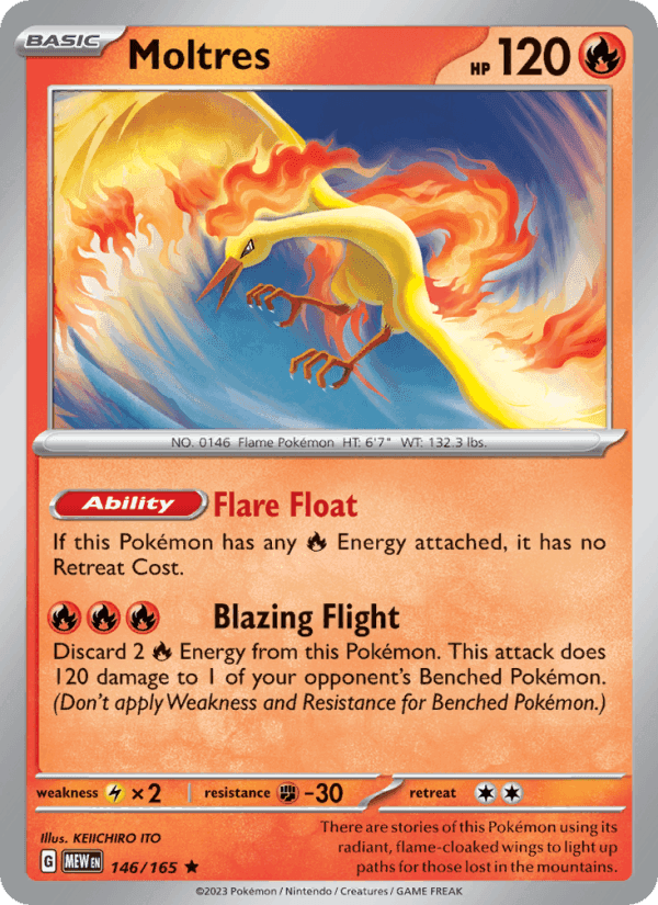 Moltres, card 146 from 151
