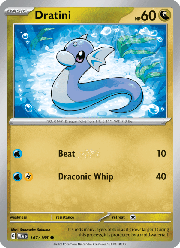 Dratini, card 147 from 151