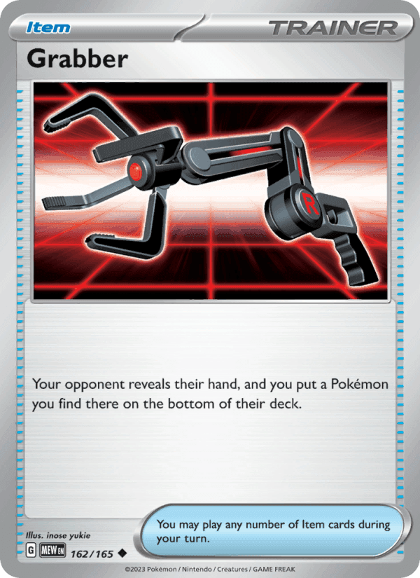 Grabber, carte 162 de 151