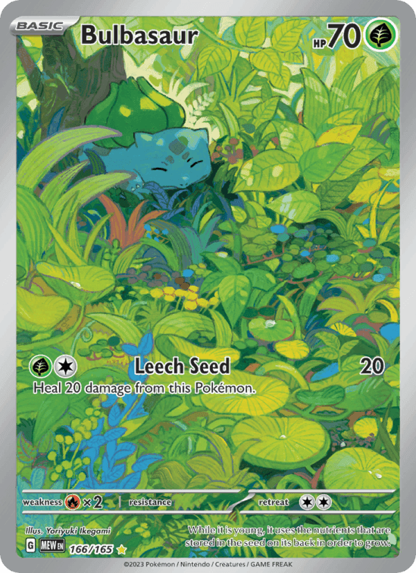 151 の 166 番、Bulbasaur
