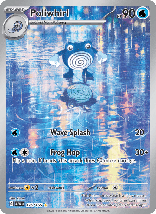 Poliwhirl, carta 176 di 151
