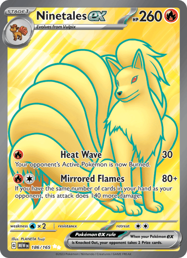 151 の 186 番、Ninetales ex