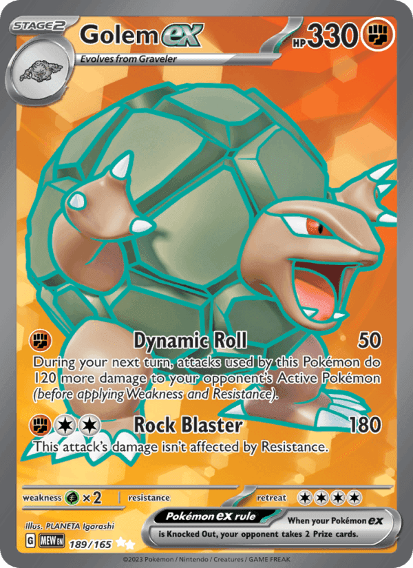 Golem ex, card 189 from 151