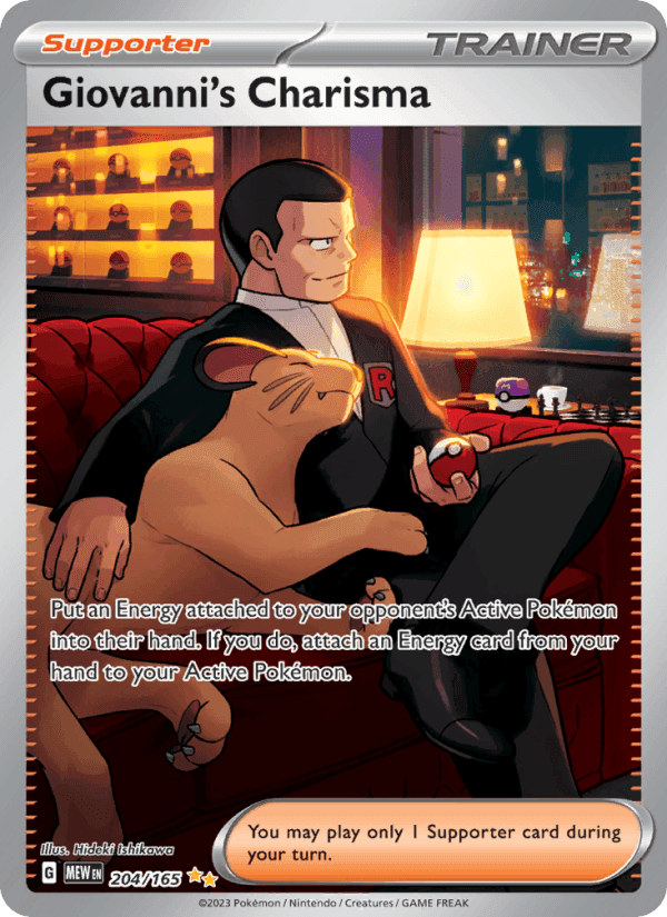 Giovanni's Charisma, card 204 from 151