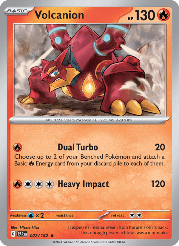 Paradox Rift の 022 番、Volcanion